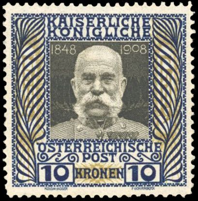 Yvert et Tellier AUTRICHE N°117 Individuel Neuf avec gomme