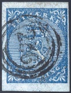 Yvert et Tellier NORVEGE N°1a Individuel Oblitéré