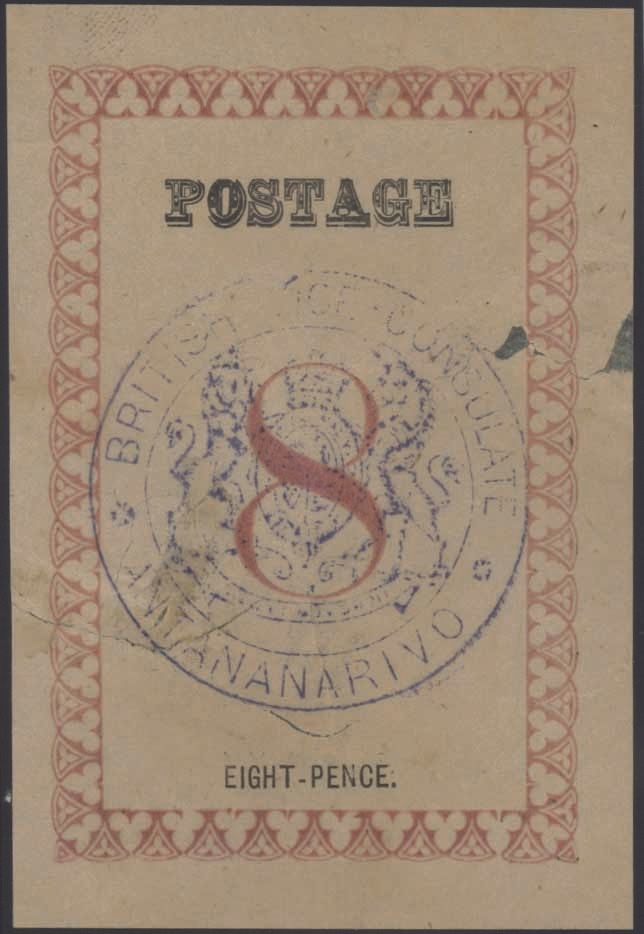 Yvert et Tellier MADAGASCAR Consulaire ANGLAIS N°27 Individuel Neuf sans gomme