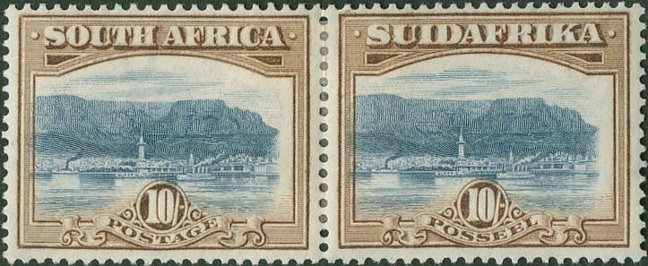 Stanley Gibbons SOUTH AFRICA - UNION OF SOUTH AFRICA N°34 / 39 Paire Neuf avec gomme