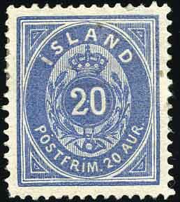 Yvert et Tellier ISLANDE N°14 A Individuel Neuf avec gomme