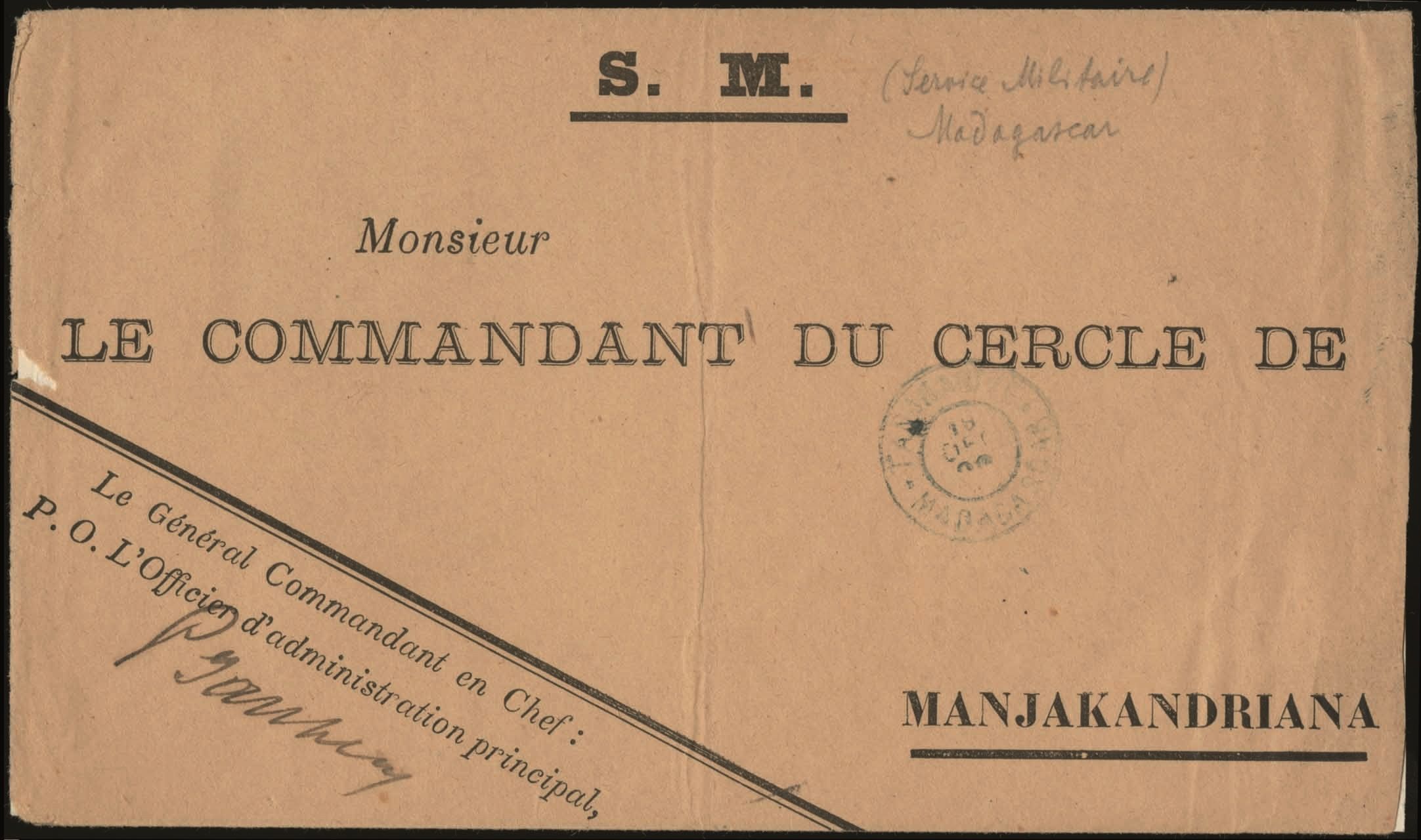 Yvert et Tellier MADAGASCAR N°0 Individuel Oblitéré