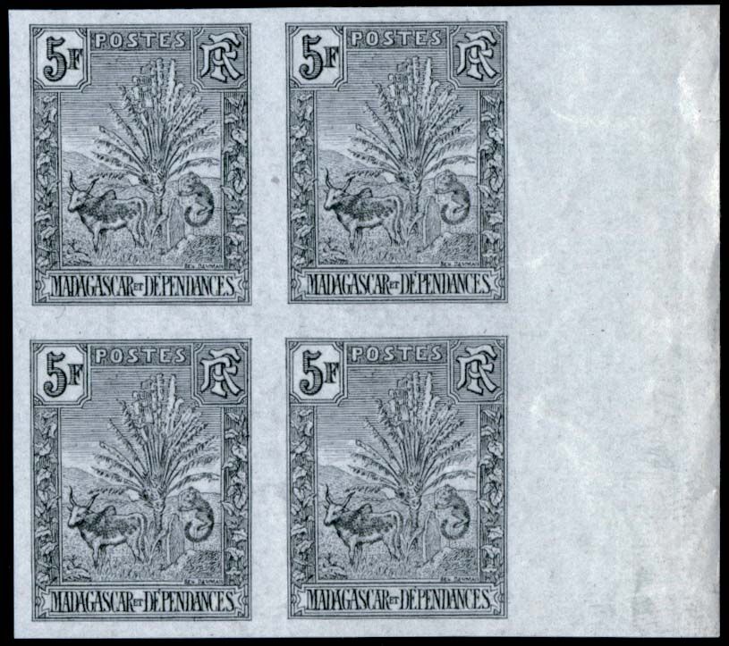 Yvert et Tellier MADAGASCAR N°63/77 Bloc de 4 Neuf sans gomme