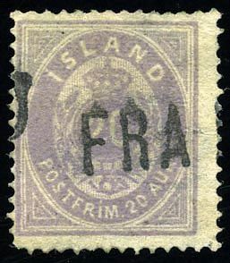 Yvert et Tellier ISLANDE N°10 Individuel Oblitéré