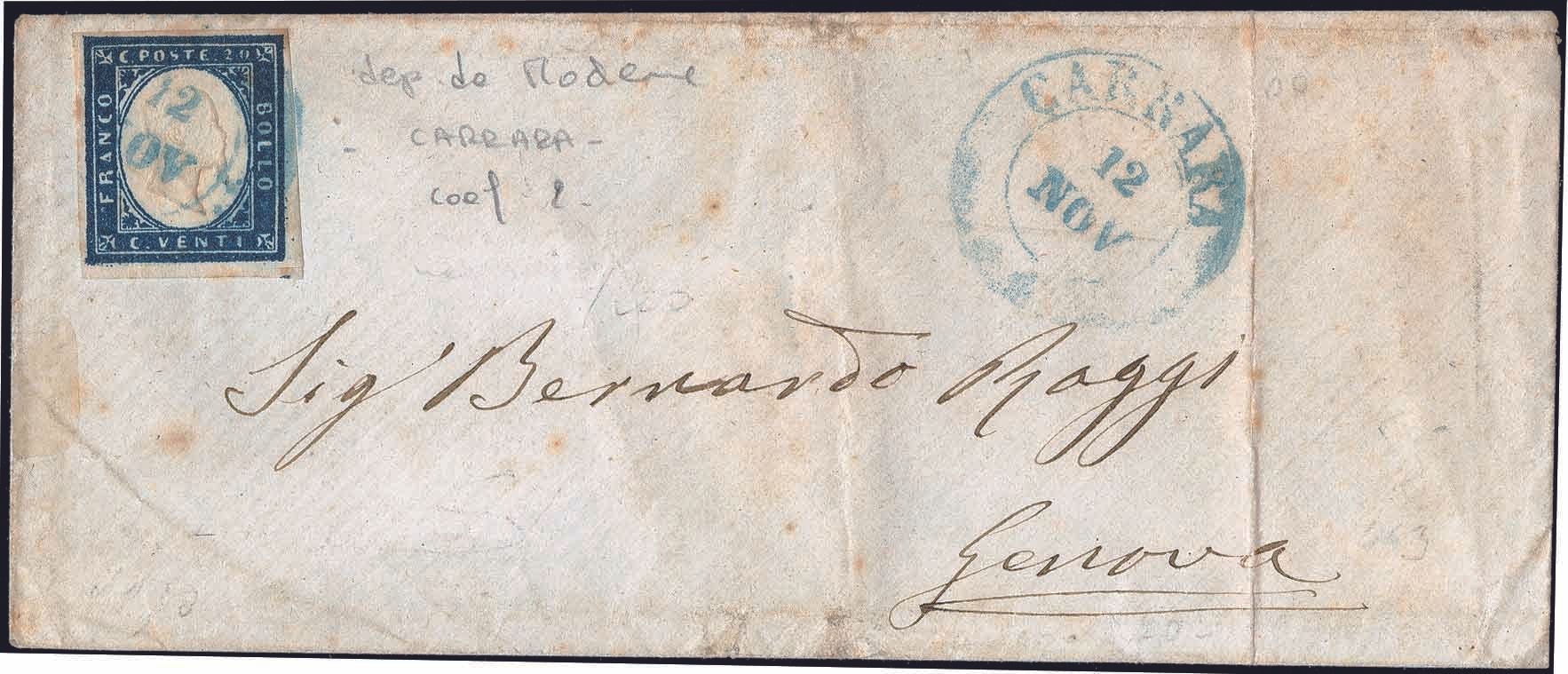 Yvert et Tellier ITALIE SARDAIGNE N°12 Individuel Oblitéré