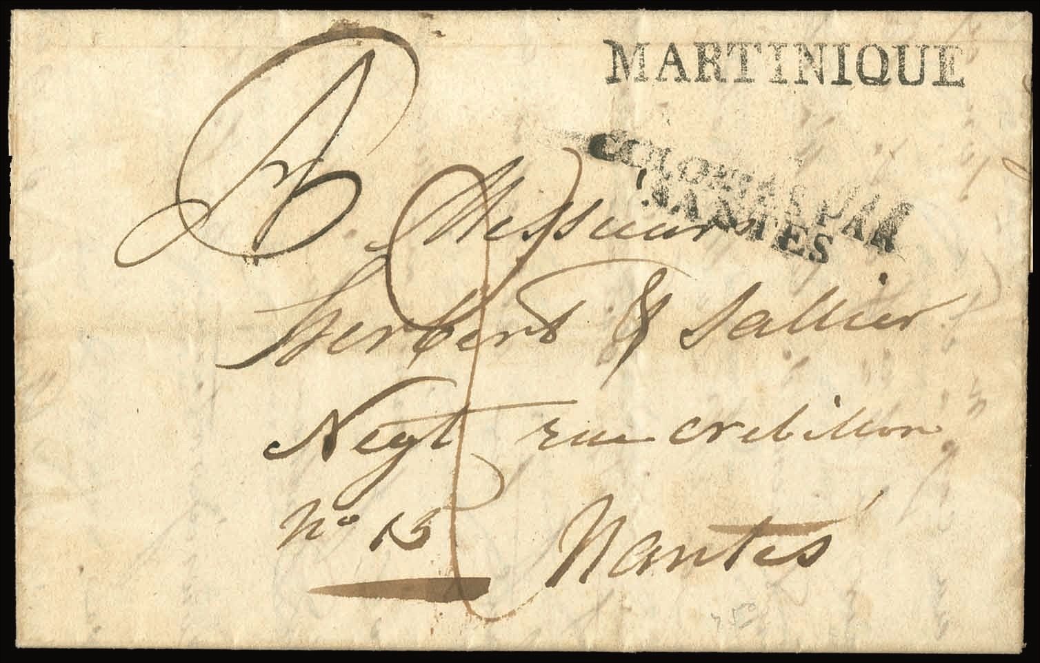 Yvert et Tellier MARTINIQUE N°0 Individuel Oblitéré