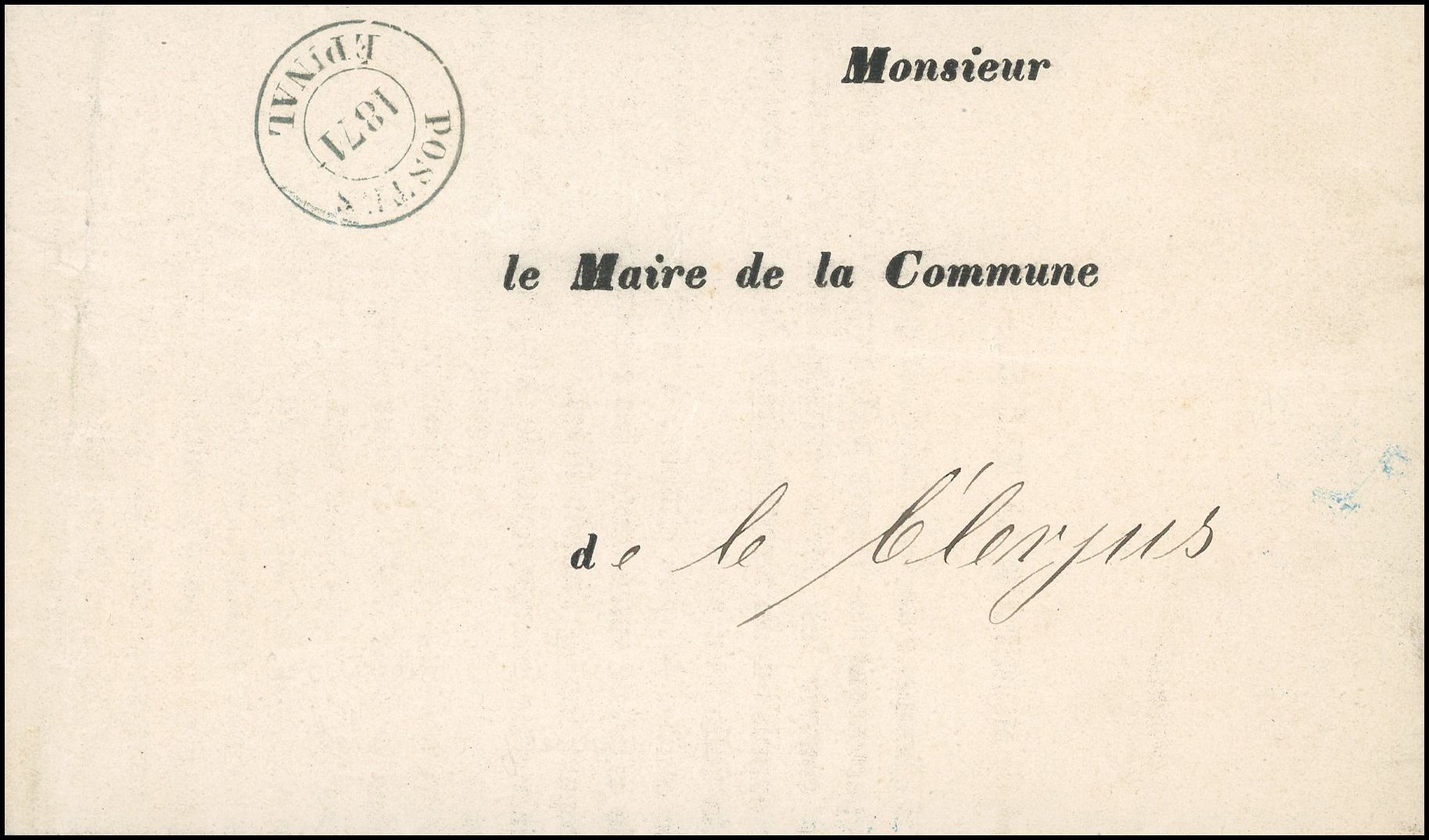 Yvert et Tellier Alsace Lorraine Provisoires N°0 Individuel Oblitéré