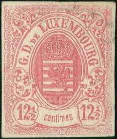 Yvert et Tellier LUXEMBOURG N°7 Individuel Oblitéré