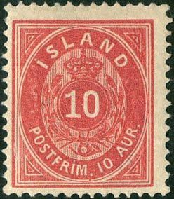 Yvert et Tellier ISLANDE N°8A Individuel Neuf avec gomme