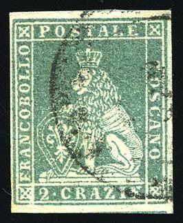 Yvert et Tellier ITALIE TOSCANE N°5 Individuel Oblitéré