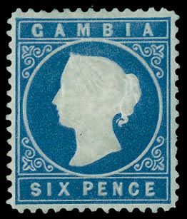 Stanley Gibbons GAMBIA N°18A Individuel Neuf avec gomme