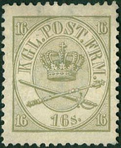 Yvert et Tellier DANEMARK N°11/ 15 Individuel Neuf sans gomme