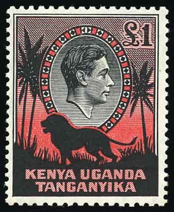 Stanley Gibbons KENYA UGANDA and TANGANYIKA N°150 Individuel Neuf avec gomme
