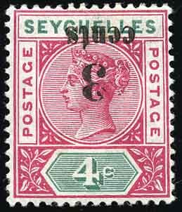 Stanley Gibbons SEYCHELLES N°15a Individuel Neuf avec gomme