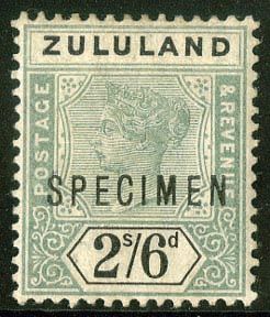 Stanley Gibbons SOUTH AFRICA - ZULULAND N°6s + 7s+26s Individuel Neuf avec gomme