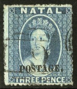 Stanley Gibbons SOUTH AFRICA - NATAL N°53 Individuel Oblitéré