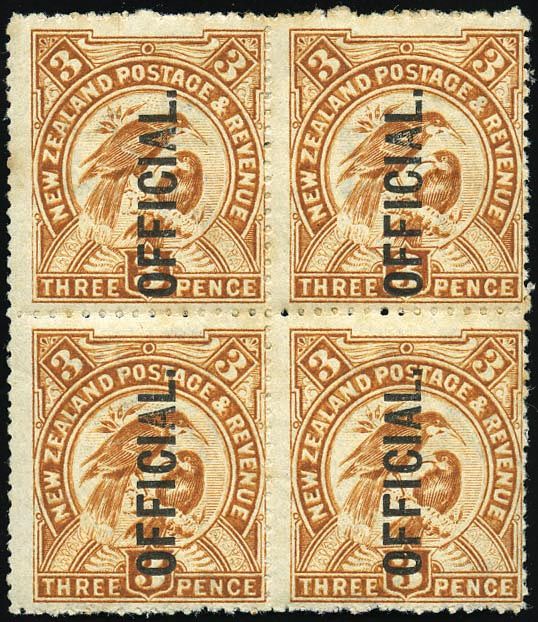 Stanley Gibbons NEW ZEALAND N°O59 + O60 + O61 + O63 + O69 + O72. Individuel Neuf avec gomme