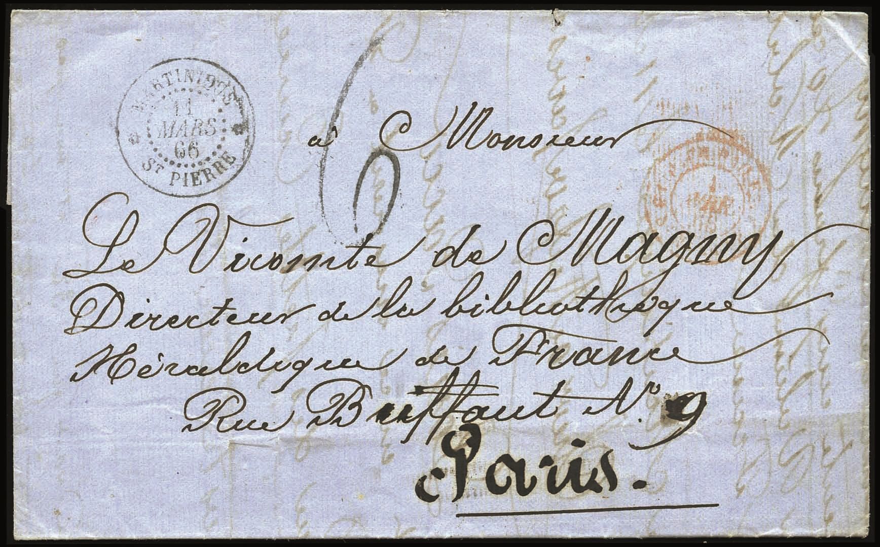 Yvert et Tellier MARTINIQUE N°0 Individuel Oblitéré