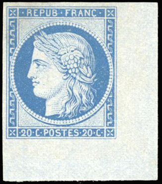 Yvert et Tellier Siège de Paris 1870 1871 N°37f Individuel Neuf avec gomme