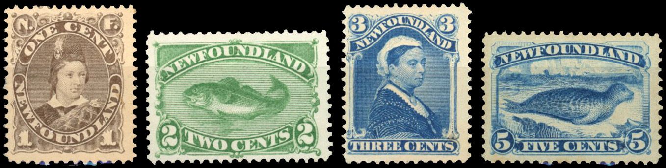 Stanley Gibbons CANADA - NEW FOUNDLAND N°40 / 43 Individuel Neuf avec gomme