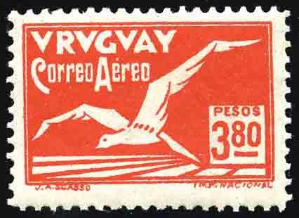 Yvert et Tellier URUGUAY N°14/ 25 Individuel Neuf avec gomme
