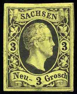Yvert et Tellier ALLEMAGNE SAXE N°2+ 3 + 5 Individuel Neuf sans gomme