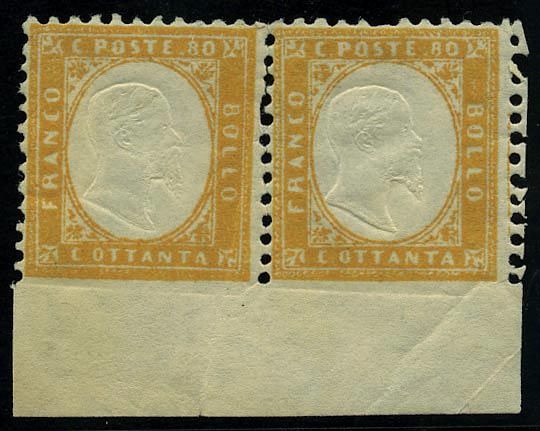 Yvert et Tellier ITALIE N°5 Paire Neuf avec gomme