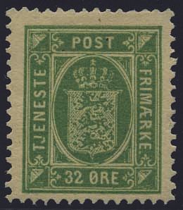 Yvert et Tellier DANEMARK N°10 Individuel Neuf sans gomme