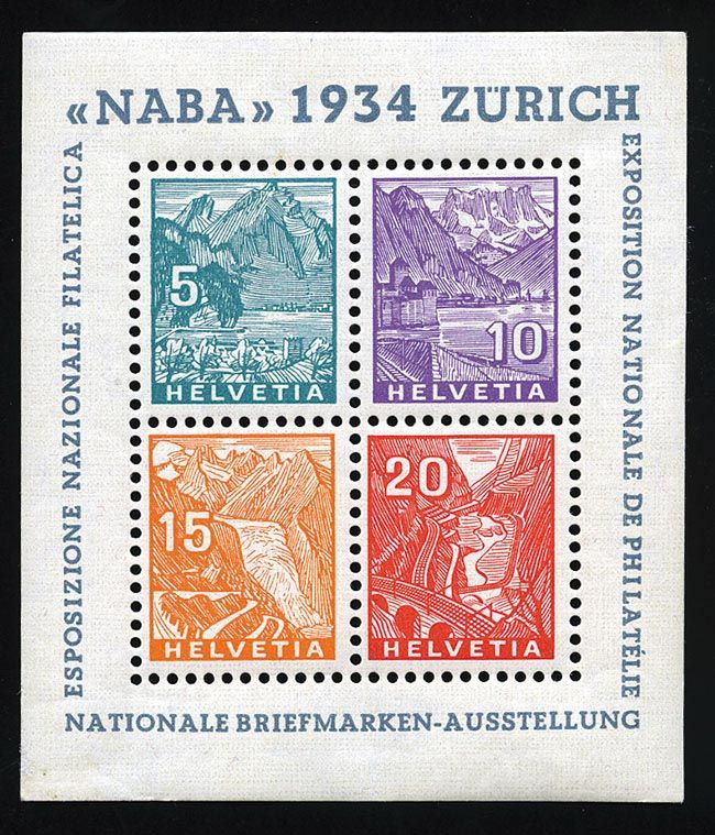 Zumstein SUISSE N°1 Individuel Neuf avec gomme intacte