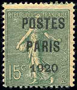 Yvert et Tellier Préoblitérés N°25 Individuel Neuf avec gomme