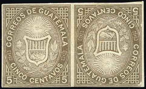 Yvert et Tellier GUATEMALA N°2b Individuel Neuf sans gomme