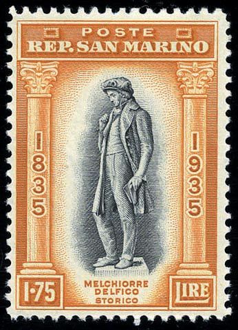 Yvert et Tellier SAINT MARIN N°193/ 204 Individuel Neuf avec gomme