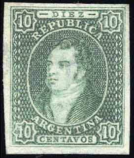 Yvert et Tellier ARGENTINE N°9 Individuel Neuf avec gomme
