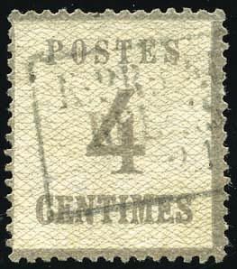 Yvert et Tellier Alsace Lorraine Timbres détachés N°3 Individuel Oblitéré