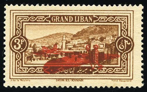 Yvert et Tellier GRAND LIBAN N°14a Individuel Neuf avec gomme intacte