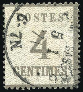 Yvert et Tellier Alsace Lorraine Timbres détachés N°3 Individuel Oblitéré