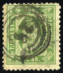 Yvert et Tellier DANEMARK N°3a Individuel Oblitéré