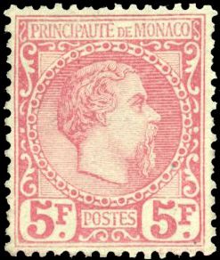 Yvert et Tellier MONACO N°10 Individuel Neuf avec gomme
