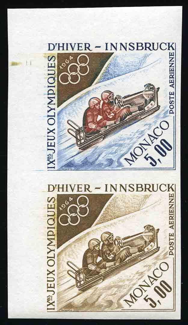 Yvert et Tellier MONACO N°654 / 657 Paire Neuf avec gomme intacte