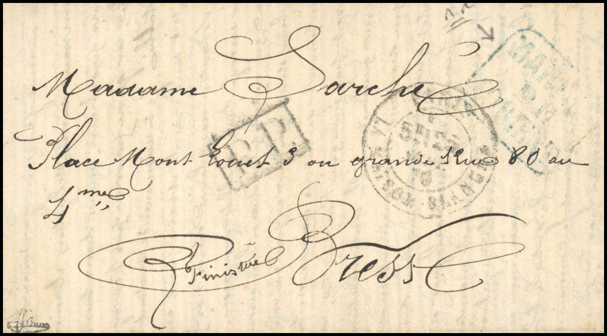 Yvert et Tellier Ballons Montés 1870 N°0 Individuel Oblitéré