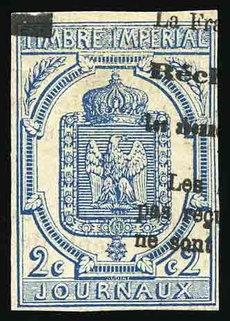 Yvert et Tellier Journaux N°2 Individuel Oblitéré
