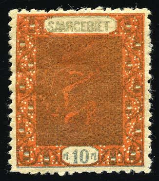 Yvert et Tellier SARRE N°54 Individuel Neuf avec gomme