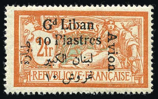 Yvert et Tellier GRAND LIBAN N°1/ 20 + 20a Individuel Neuf avec gomme