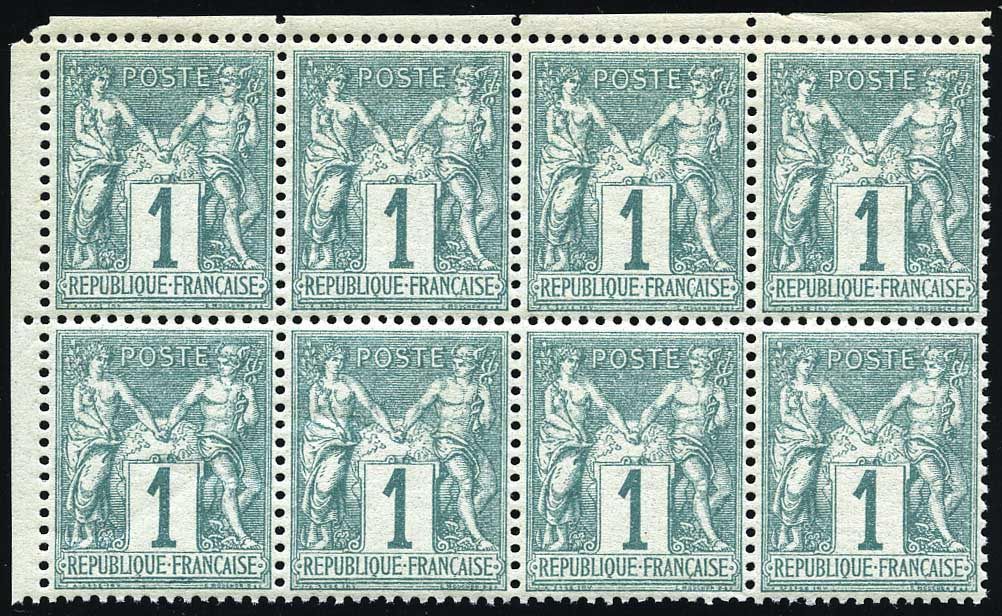 Yvert et Tellier Groupe allégorique 1876 1900 N°61 Multiple Neuf avec gomme intacte