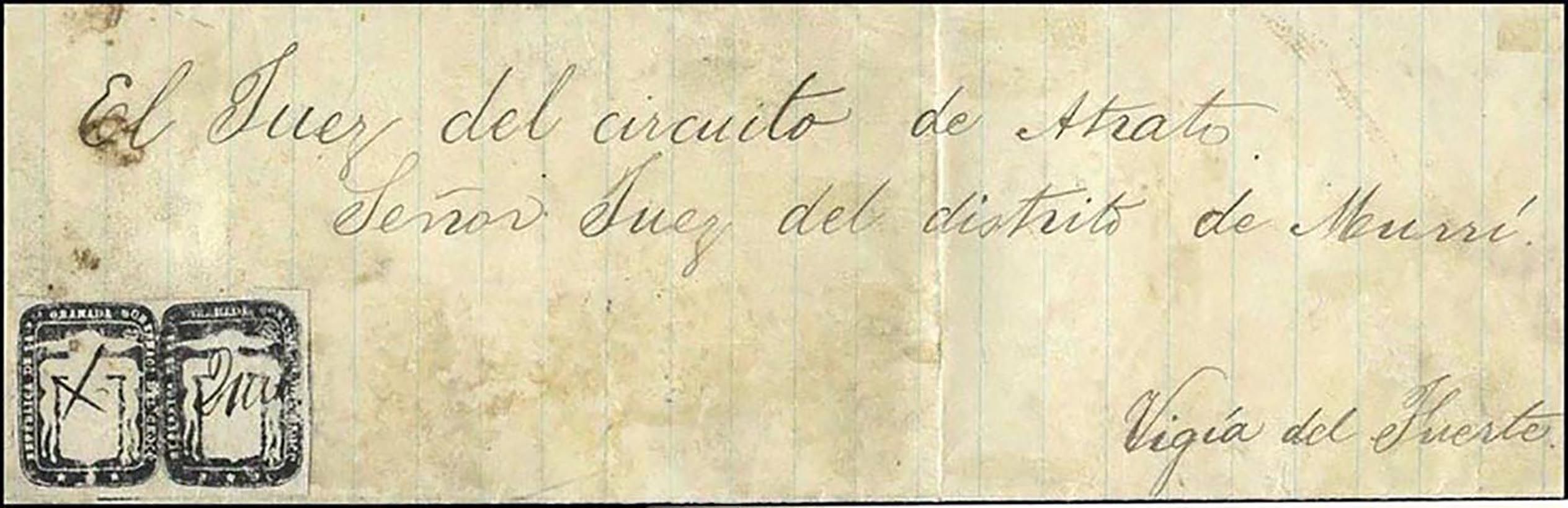 Yvert et Tellier COLOMBIE CAUCA N°1A Paire Oblitéré