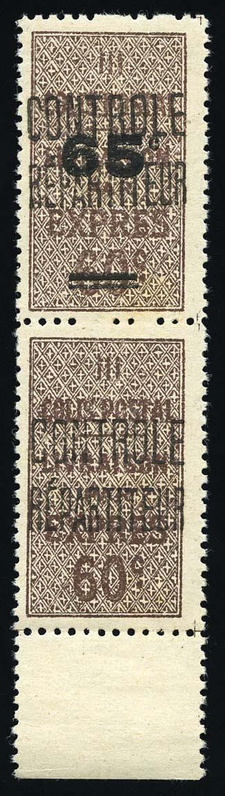 Yvert et Tellier ALGERIE N°15+ 15e Paire Neuf avec gomme