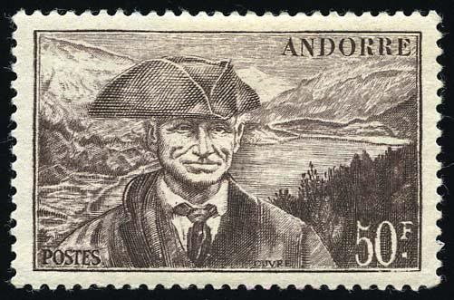 Yvert et Tellier ANDORRE N°100 / 118 Individuel Neuf avec gomme
