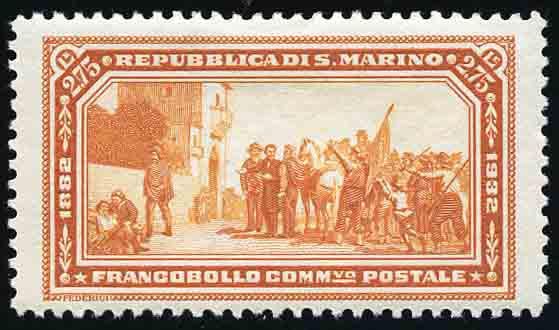 Yvert et Tellier SAINT MARIN N°168/175 Individuel Neuf avec gomme