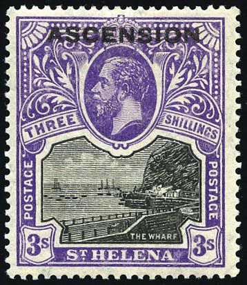 Stanley Gibbons ASCENSION N°1 / 9 Individuel Neuf avec gomme