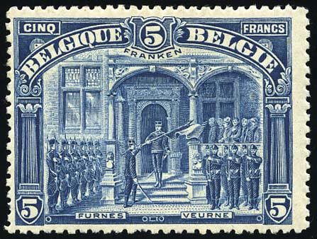 Cob BELGIQUE N°147 Individuel Neuf avec gomme